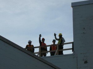 Our installation crew saying hello!